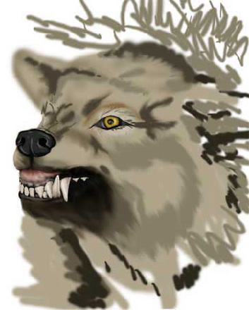 Wolf Painting image 2