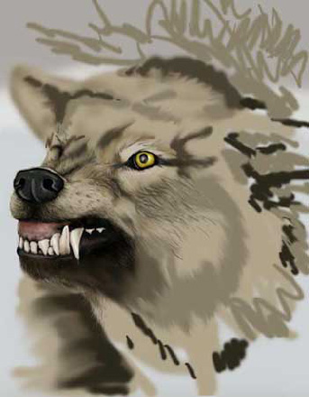 Wolf Painting image 3